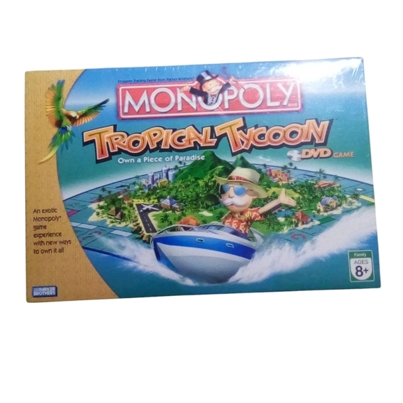 Monopoly New in packaging Tropical Tycoon DVD Game - Picture 1 of 2
